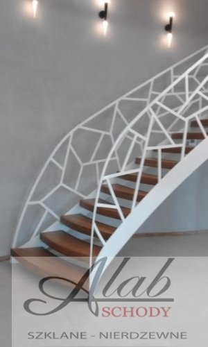 balustrada nowoczesna na schodach